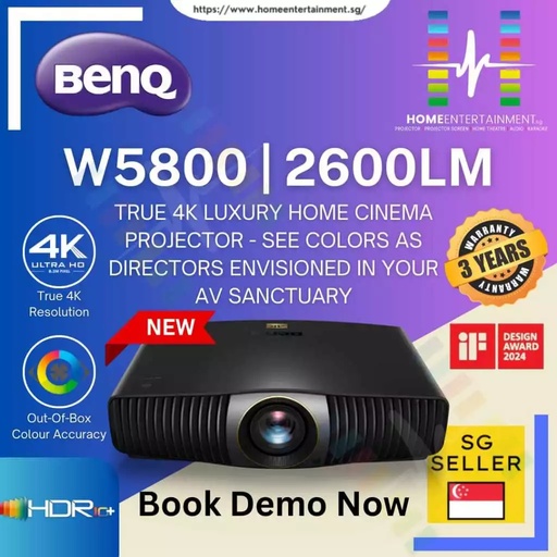 BenQ W5800｜4K 2600lm Home Cinema Projector