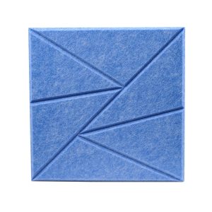 Acoustic Panel - with Internal Triangle Design (Black)