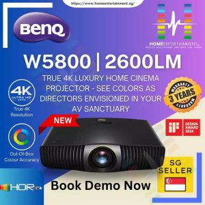 BenQ W5800 4K 2600lm Home Cinema Projector