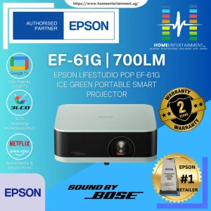 Epson Lifestudio Pop EF-61G Ice Green Portable Smart Projector