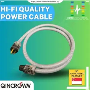QinCrown Shielded HiFi Power Cable (Thickness: 17mm)