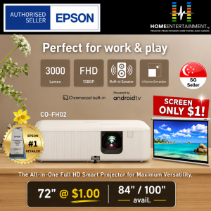 Epson CO-FH02 FHD Projector with Android TV