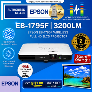 Epson EB-1795F Wireless Full HD 3LCD Projector