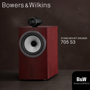 B&W Bowers & Wilkins 705 S3 Standmount Speakers (1 Pair)