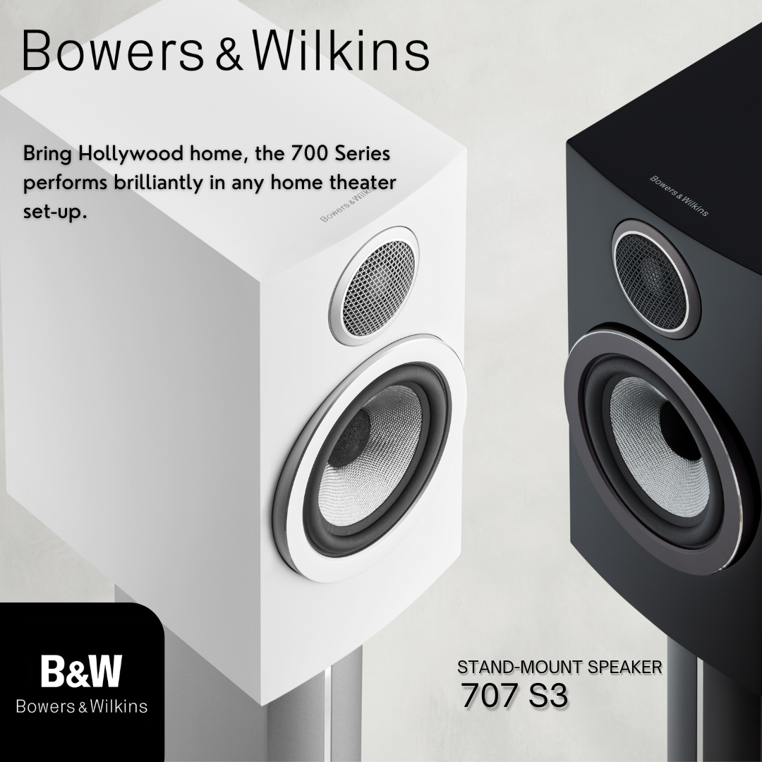 B&W Bowers & Wilkins 707 S3 Standmount Speakers (1 Pair) - Image 2