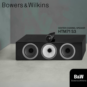 B&W Bowers & Wilkins HTM71 S3 Center Channel Speaker
