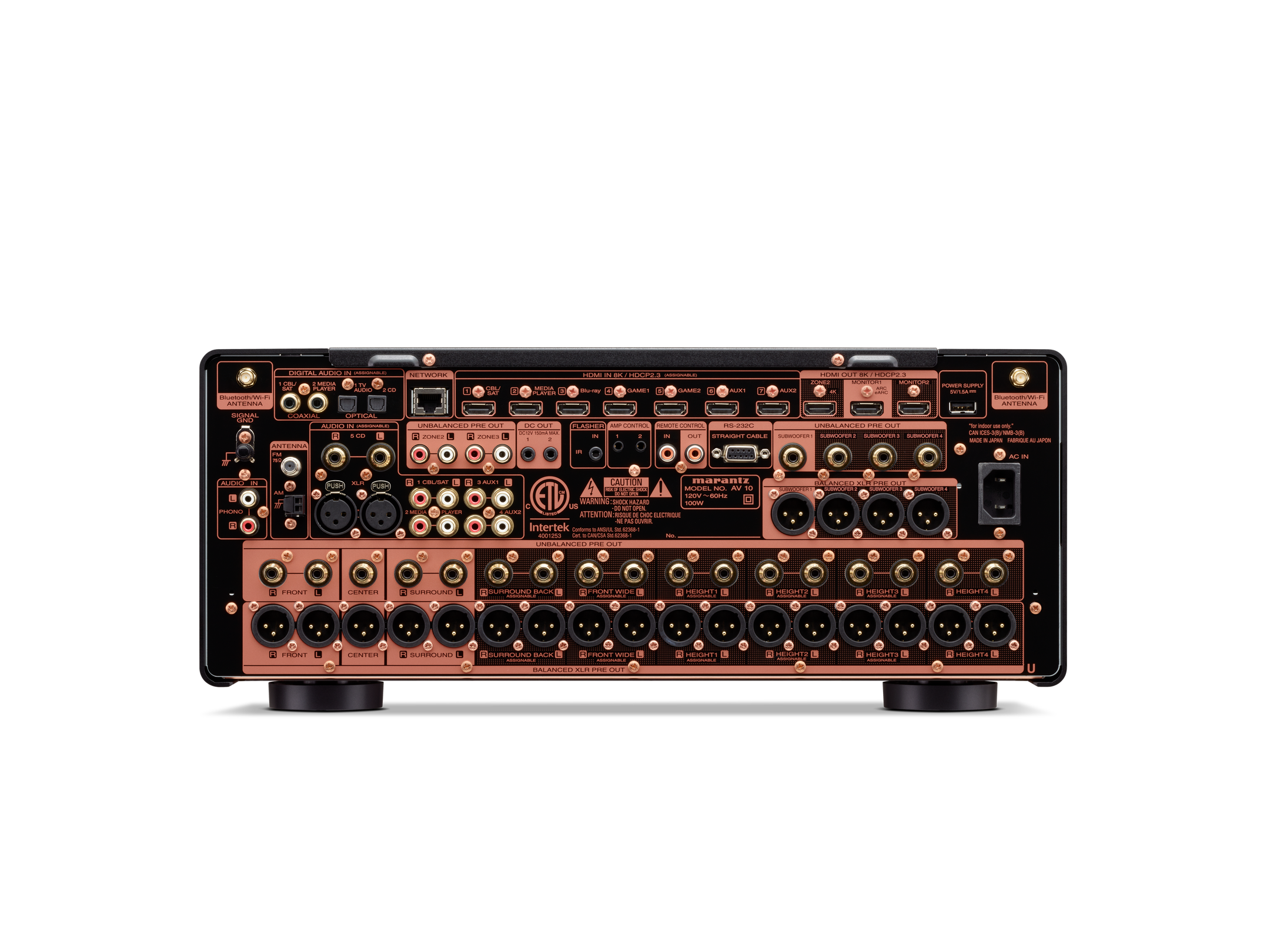 Marantz AV10 - Reference 15.4 Channel Pre-Amplifier and Processor with HEOS Built-in - Image 6