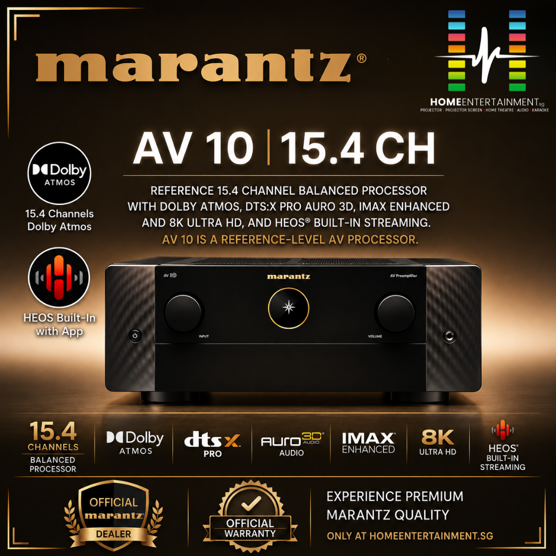 Marantz AV10 - Reference 15.4 Channel Pre-Amplifier and Processor with HEOS Built-in