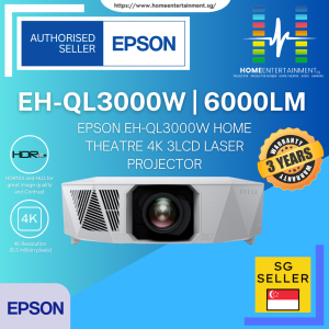 Epson EH-QL3000W Home Theatre 4K 3LCD Laser Projector