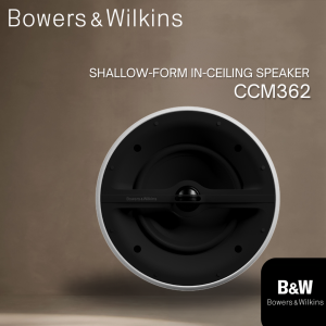 B&W Bowers & Wilkins CCM362 Shallow-Form In-Ceiling Speaker