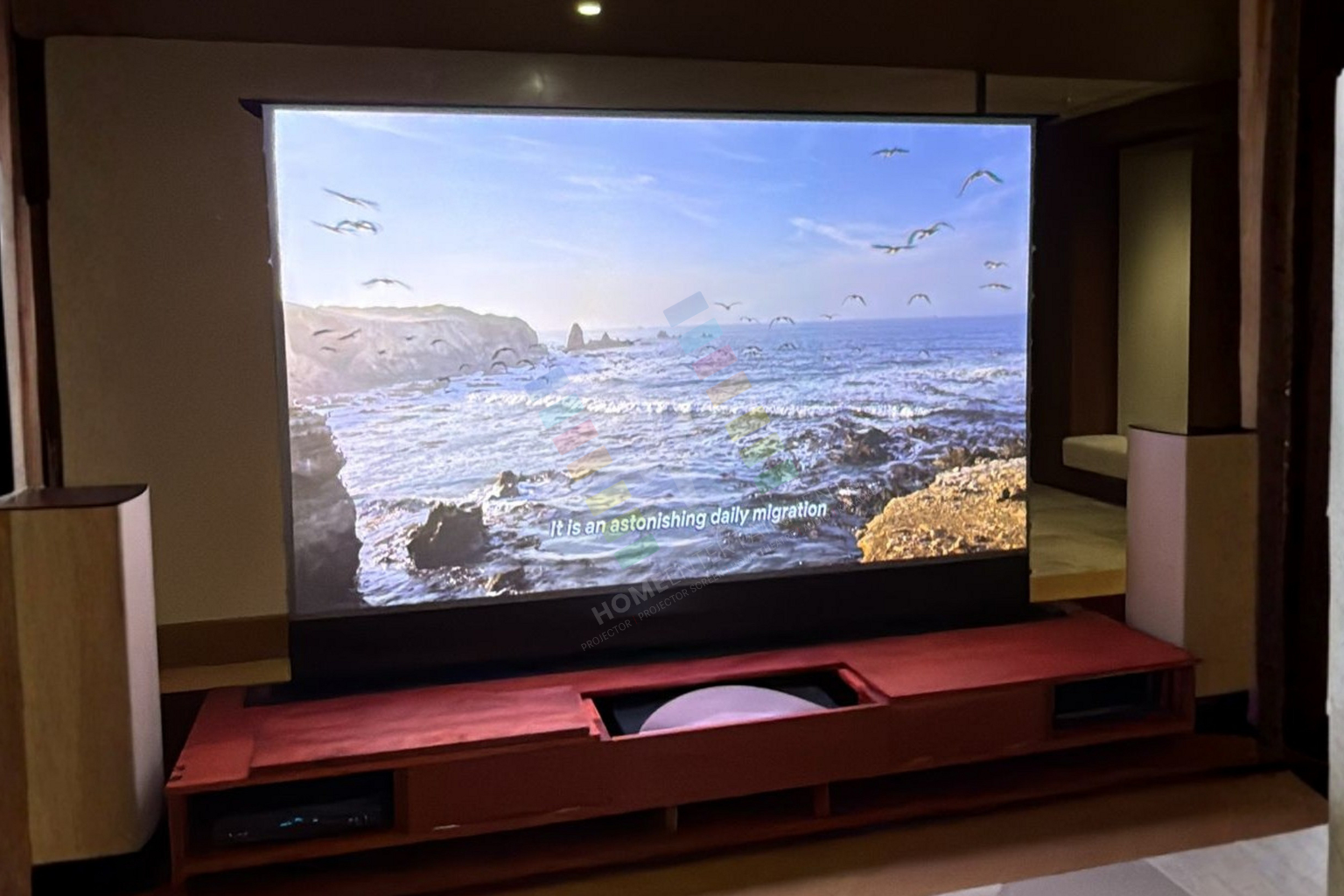 Nassim Residence home theatre installation image 3