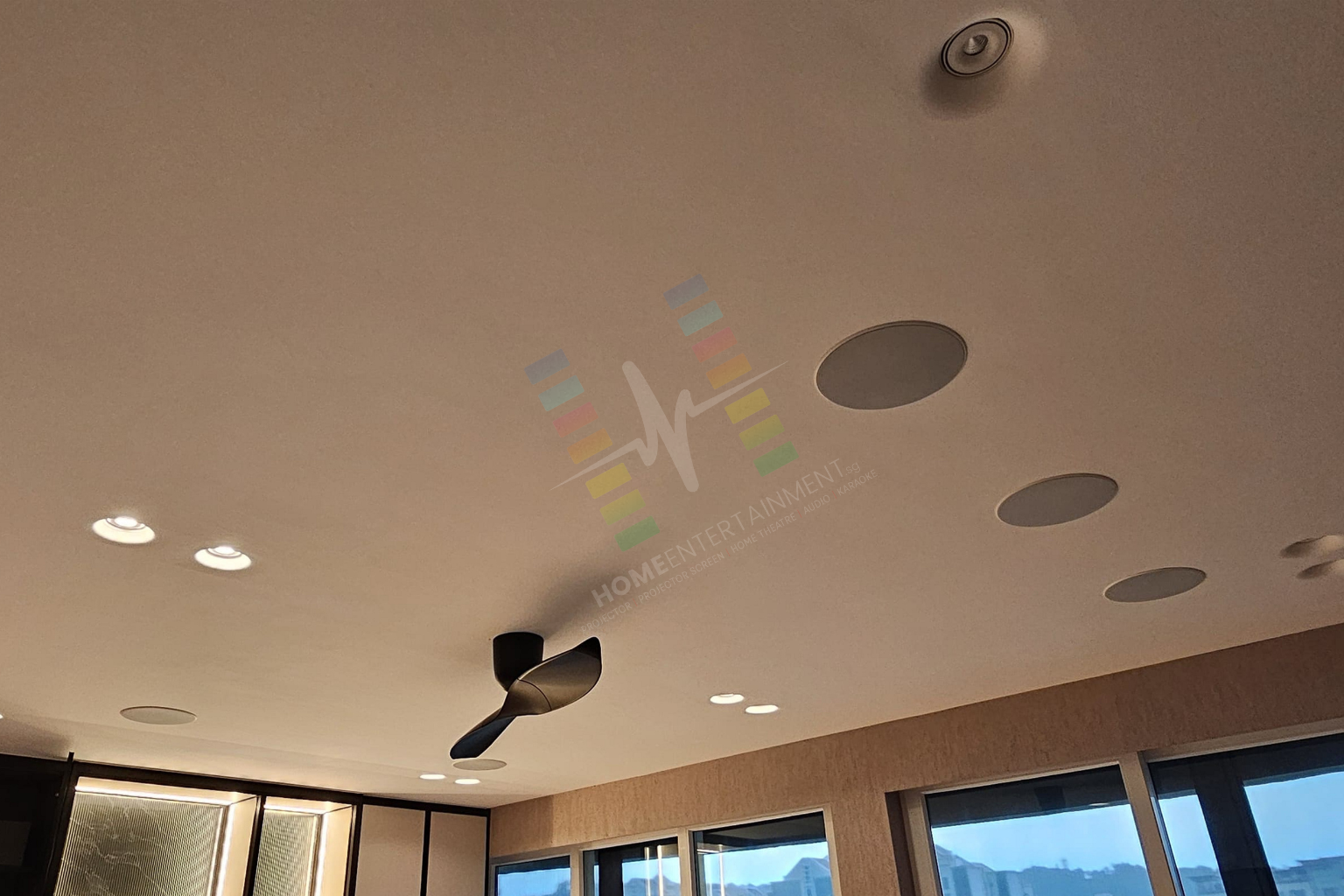 Hillview Residence home theatre installation image 2