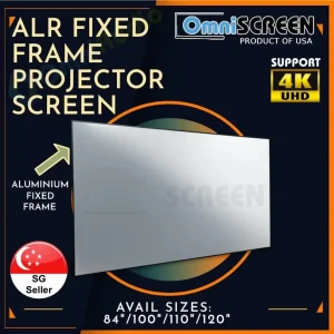 OmniSCREEN 100" ALR Fixed Screen For Long Throw Projector (16:9)